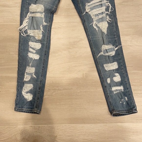 Rag & Bone Dre Ripped Jeans Sz 27 - Picture 3 of 7